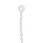 11" Beaded Releasable Security Tie - Natural