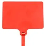 6" 120# Red Identification Cable Ties