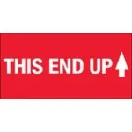 2 x 4" - "This End Up" (High Gloss) Labels