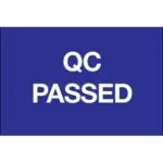 2 x 3" - "QC Passed" Labels
