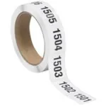 1 x 1 1/2" (1501-2000) Consecutive Numbered Labels