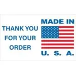 3 x 5" - "Made in USA" Labels