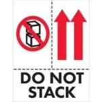 3 x 4" - "Do Not Stack" (Boxes | Arrows) Labels (500/roll)