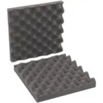 10 x 10 x 2" Charcoal Convoluted Foam Sets