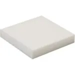 1 x 6 x 6" White Cloud Foam Sheets
