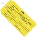 4 3/4 x 2 3/8" - "Scrap" Inspection Tags - Pre-Strung