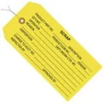 4 3/4 x 2 3/8" - "Scrap" Inspection Tags - Pre-Wired