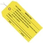 4 3/4 x 2 3/8" - "Inspected" Inspection Tags - Pre-Wired