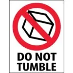 3 x 4" - "Do Not Tumble" (Boxes) Labels (500/roll)