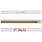 1/2 x 6" Open-Edge™ Plastic Label Holders