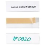 1 x 3" Open-Edge™ Plastic Label Holders