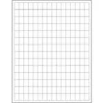 1/2 x 3/4" White Rectangle Laser Labels