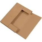 12 1/8 x 9 1/8 x 1" Kraft Easy-Fold Mailers