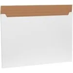 38 x 26 x 1" White Jumbo Fold-Over Mailer