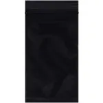 3 x 5" - 2 Mil Black Reclosable Poly Bags (1000/case)