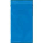 3 x 5" - 2 Mil Blue Reclosable Poly Bags (1000/case)