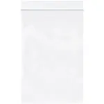 4 x 6'' - 2 Mil White Reclosable Poly Bags