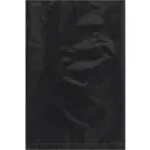 6 x 9" - 2 Mil Black Flat Poly Bags (100 Pack)