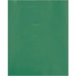 8 x 10" - 2 Mil Green Flat Poly Bags