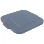 Rubbermaid® Brute® Square Trash Can Flat Lid - 28 Gallon, Gray