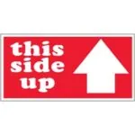 2 x 4" - "This Side Up" Arrow Labels