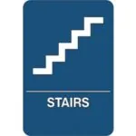 Stairs ADA Compliant Plastic Sign