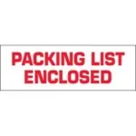 2" x 55 yds. - "Packing List Enclosed" Tape Logic® Messaged Carton Sealing Tape