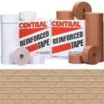 72mm x 375' Kraft Central® 235 Reinforced Tape