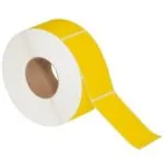 3 x 5" Yellow Direct Thermal Labels