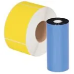 6.50" x 1476' Black Thermal Transfer Ribbons - Wax/Resin
