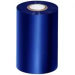 4.02" x 1181' Blue Thermal Transfer Ribbons- Wax/Resin