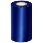 4.33" x 984' Blue Thermal Transfer Ribbons- Wax/Resin
