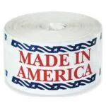 3 x 5" - "Made in America" Labels