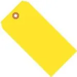 2 3/4 x 1 3/8" Yellow 13 Pt. Shipping Tags
