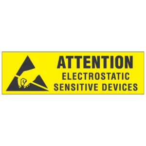 3/8 x 1 1/4" - "Electrostatic Sensitive Devices" Labels (500/roll)