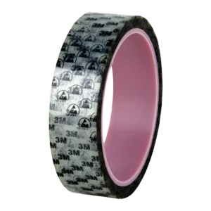 1" x 72 yds. x 2.2 mil - 3M™ 40PR Anti-Static Printed Tape (9 rolls/case)
