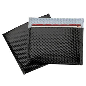 13 3/4 x 11" Black Glamour Bubble Mailers (48/case)