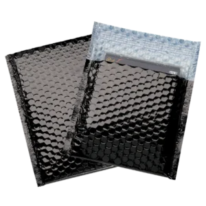 7 x 6 3/4" Black Glamour Bubble Mailers (72/case)