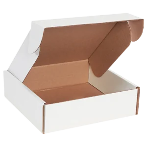 8 x 8 x 2 3/4" White Deluxe Literature Mailers (50/bundle)