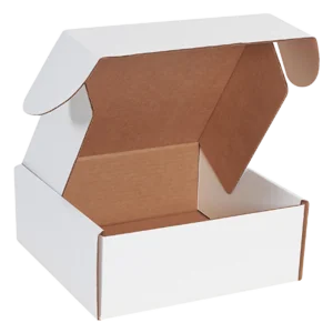 10 x 10 x 4" White Deluxe Literature Mailers (50/bundle)