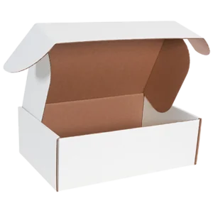 17 1/2 x 12 3/4 x 6 1/4" White Deluxe Literature Mailers (50/bundle)