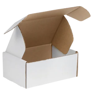 9 x 6 1/4 x 4" White Deluxe Literature Mailers (50/bundle)