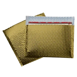 13 3/4 x 11 Gold Glamour Bubble Mailers (48/case)