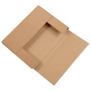 11 1/8 x 8 5/8 x 1" Kraft Easy-Fold Mailers (50/bundle)