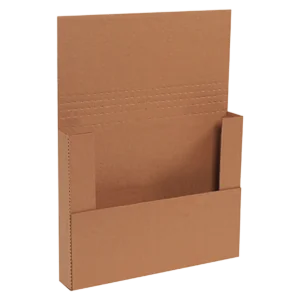 14 1/4 x 11 1/4 x 2" Kraft Easy-Fold Mailers (50/bundle)