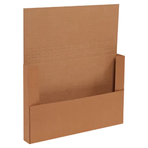 17 1/4 x 11 1/4 x 2" Kraft Easy-Fold Mailers (50/bundle)