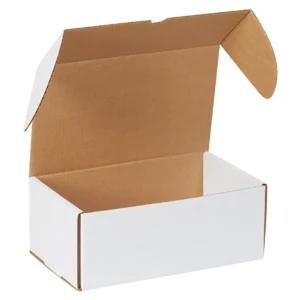 11 3/4 x 7 1/4 x 4 3/4" White Outside Tuck Mailers (25/bundle)
