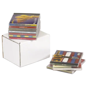 5 5/8 x 4 3/16 x 5" White Outside Tuck Mailers (50/bundle)