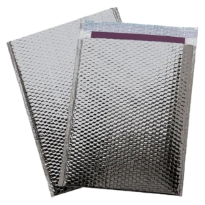 13 x 17 1/2" Silver Glamour Bubble Mailers (100/case)