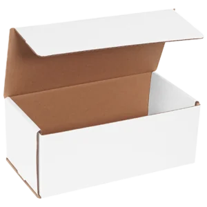 10 x 5 x 4" White Corrugated Mailers (50/bundle)